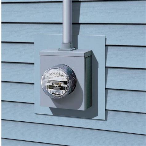 pole siding meter box